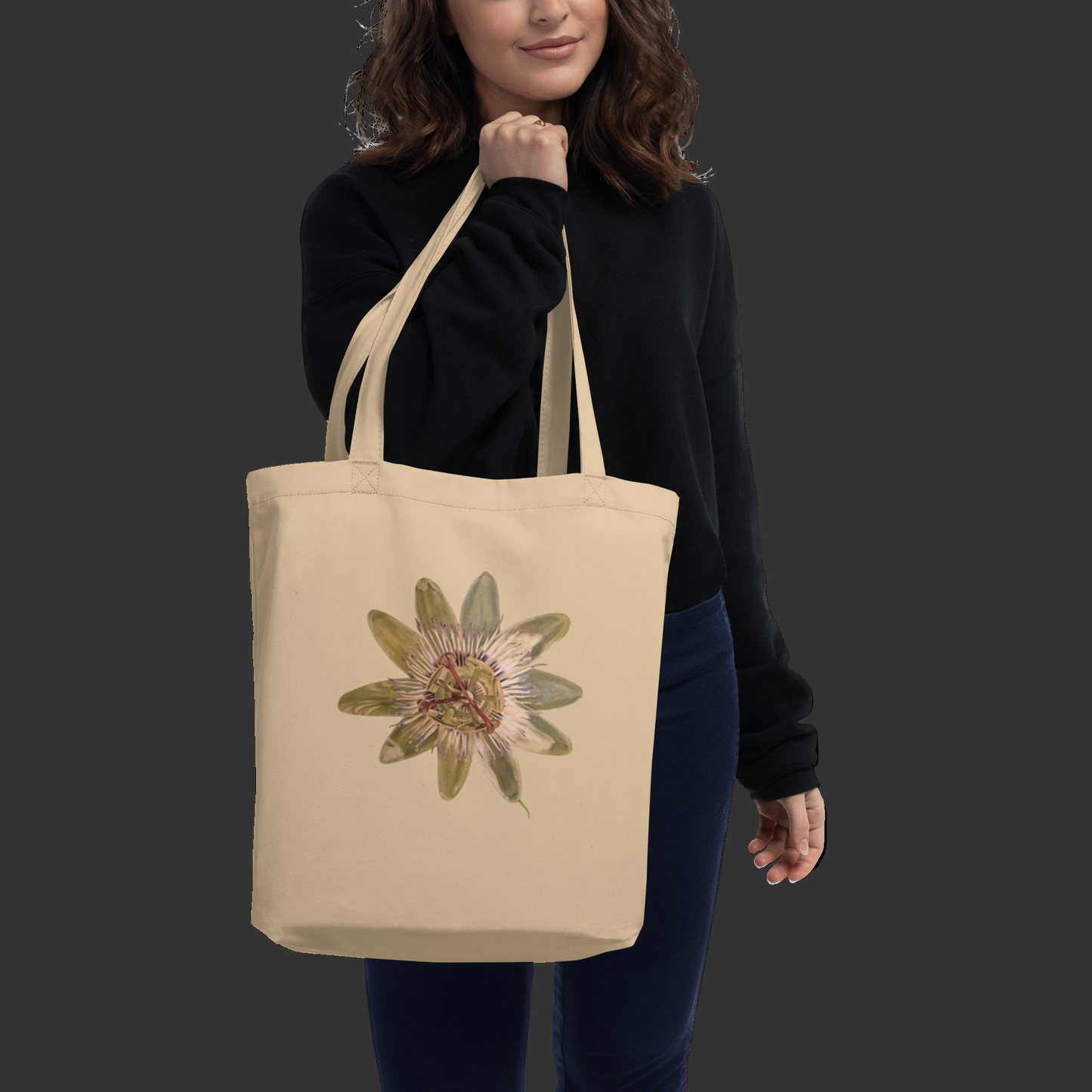 Eco Tote Bag - Passion Flower
